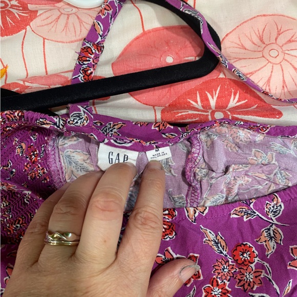GAP Purple Floral Midi Dress - Picture 6 of 6